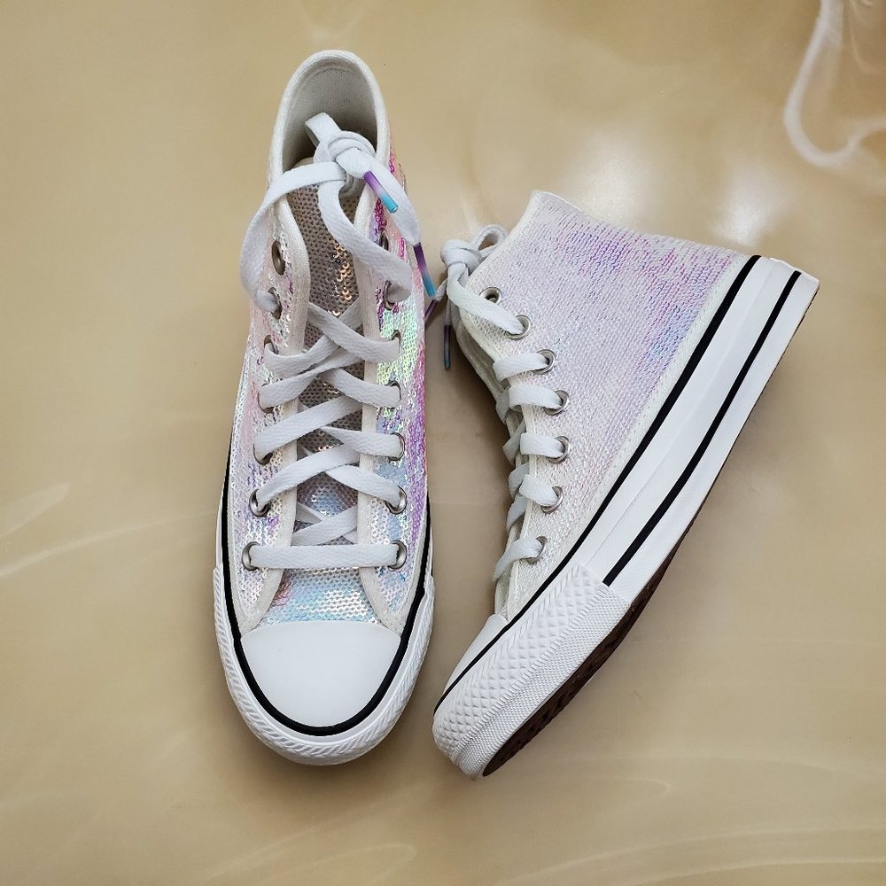 Converse Mini Sequins Chuck Taylor All Star Hi - Picture 6 of 9